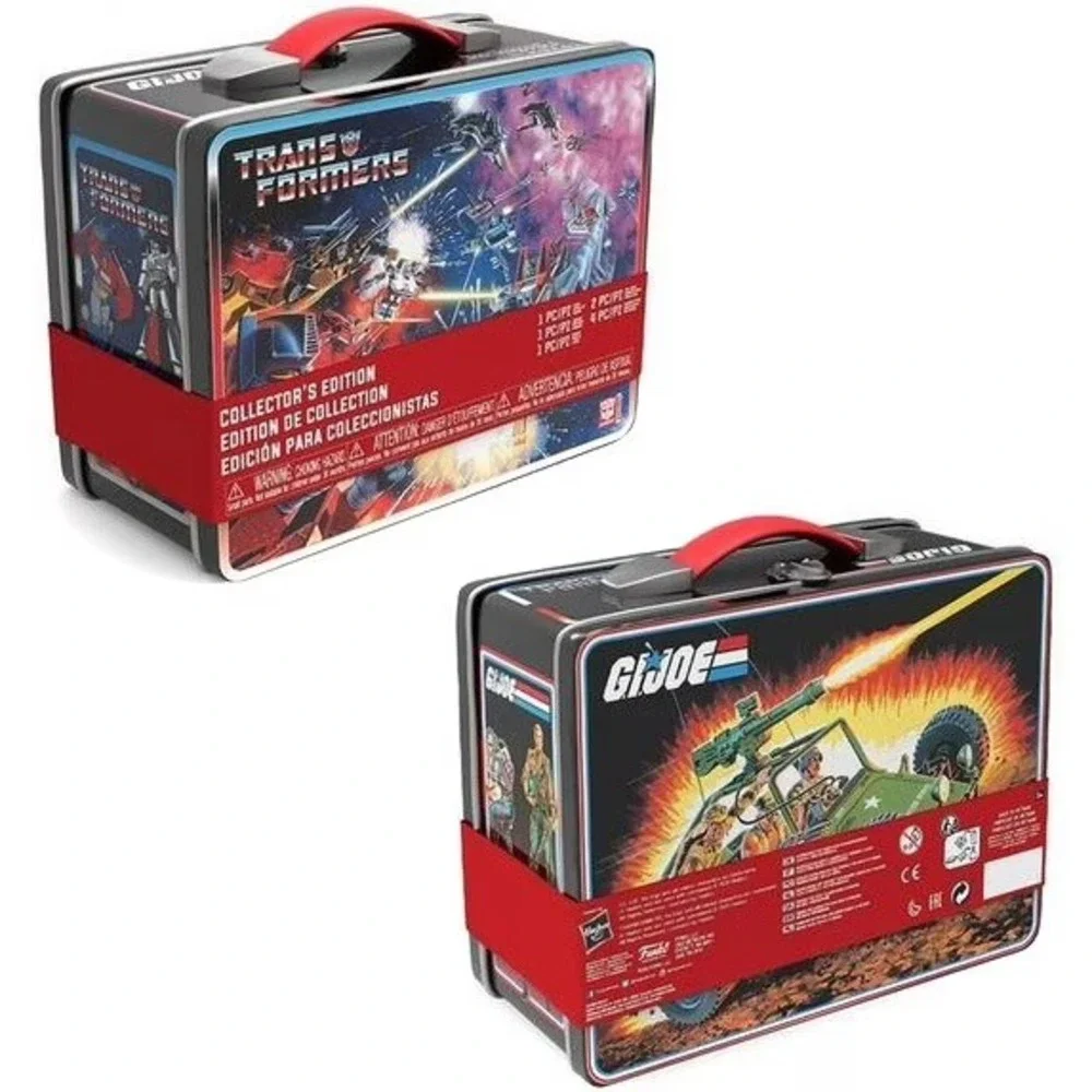 Funko POP Lunch Box Transformers VS GI Joe GameStop Exclusive Sealed Wrap Tear